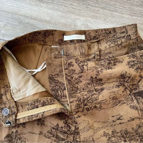 Jones New York Sport Vintage  Countryside Pattern Stretch Trouser Pants - Picture 3 of 13